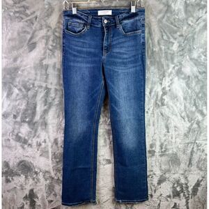 Lovervet by Vervet Womens Mid Rise Bootcut Jeans Size 28 Distressed Classic Fall